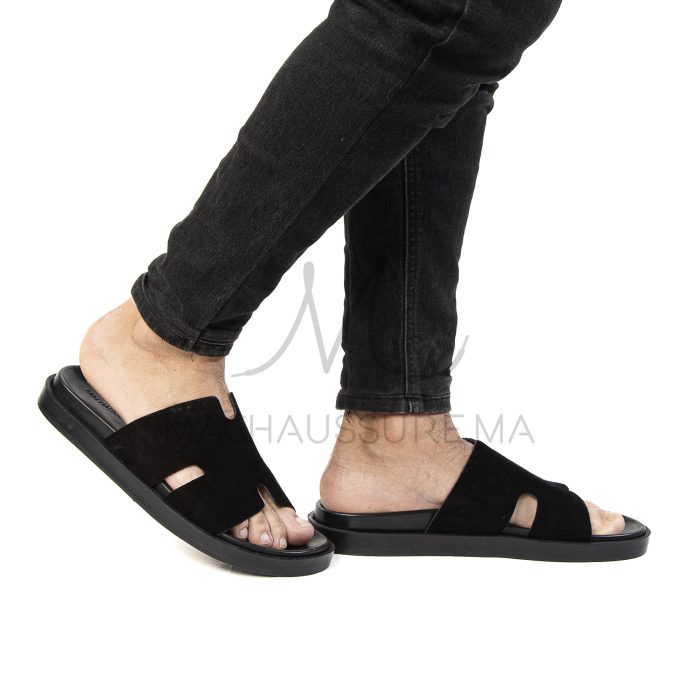 Abrid – Snadales Homme en Noir – Image 3