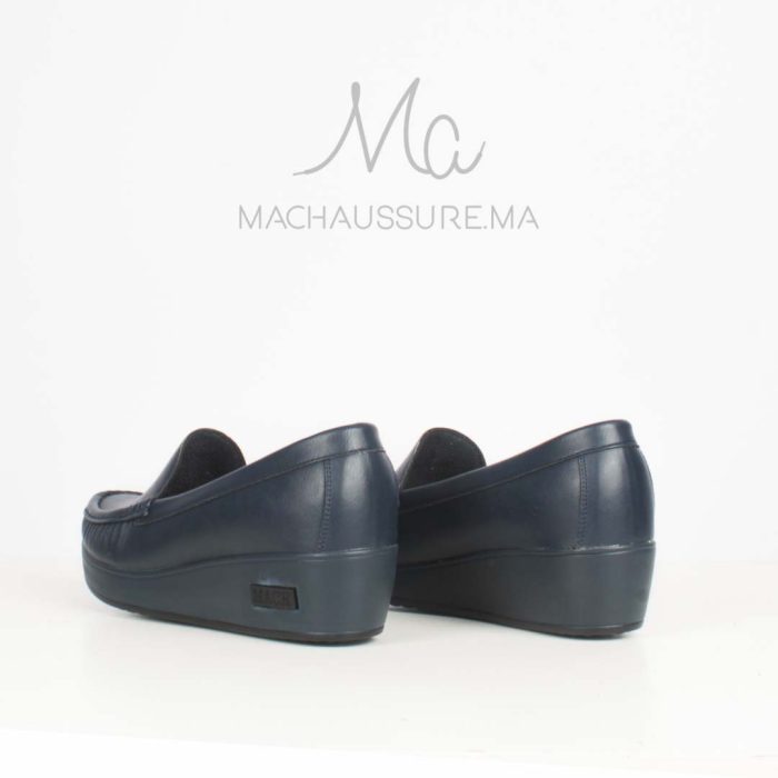 Bahia - Mocassins compensés femme en bleu – Image 4