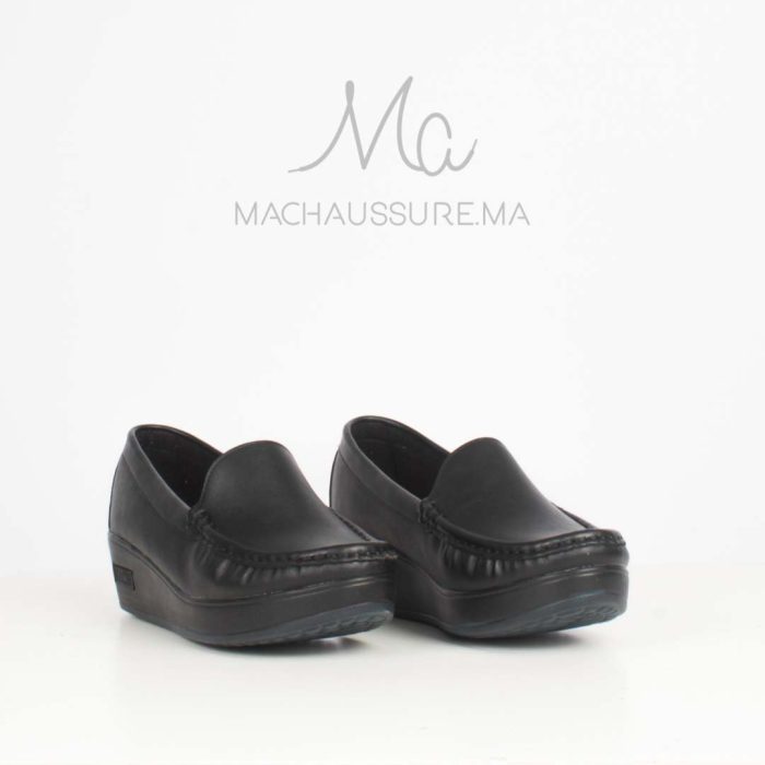 Bahia - Mocassins compensés femme en Noir – Image 2