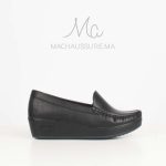 Bahia - Mocassins compensés femme en Noir