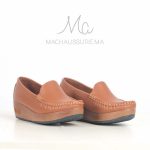 Bahia - Mocassins compensés femme en Tabac – Image 2