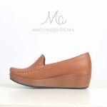 Bahia - Mocassins compensés femme en Tabac – Image 3