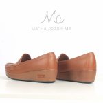 Bahia - Mocassins compensés femme en Tabac – Image 4