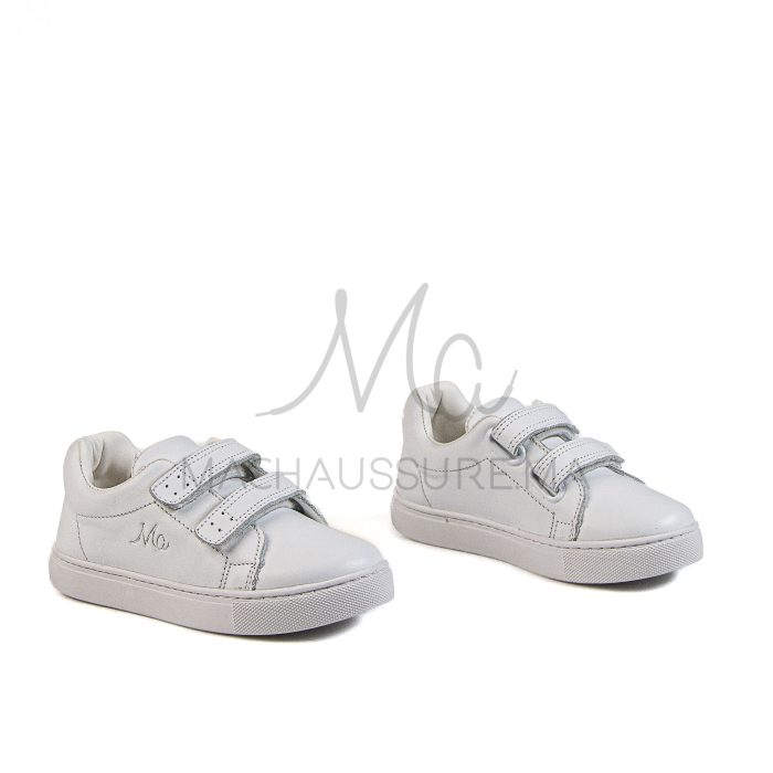 Giovanni - Baskets Enfants en Blanc – Image 2