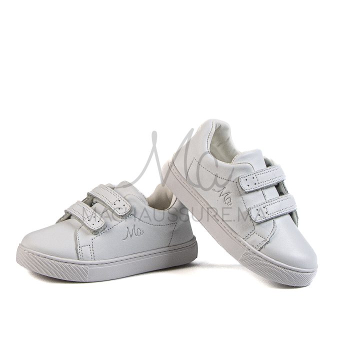 Giovanni - Baskets Enfants en Blanc – Image 5