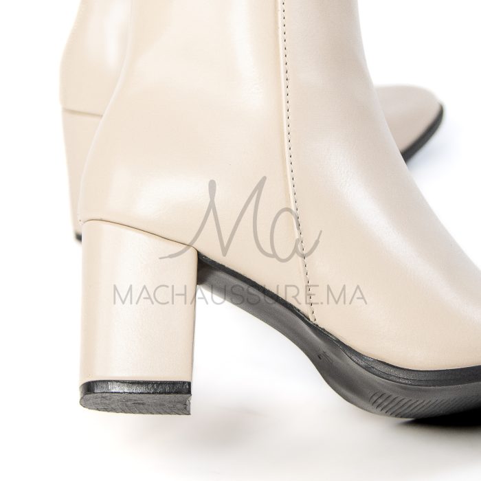 KEYLA - Bottines à talons -Beige – Image 7
