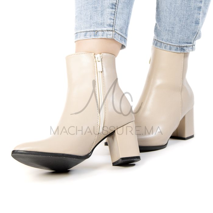KEYLA - Bottines à talons -Beige – Image 6