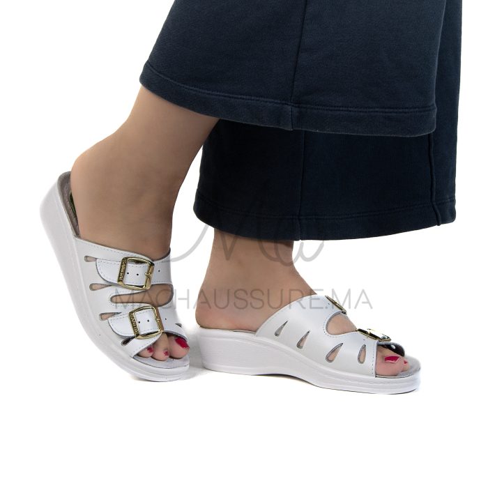 Podistep – Sandales Médicales en Blanc – Image 3