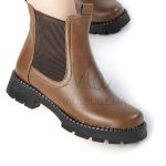 Brocard – Bottines Femmes en Tabac avec semelle Noir – Image 2