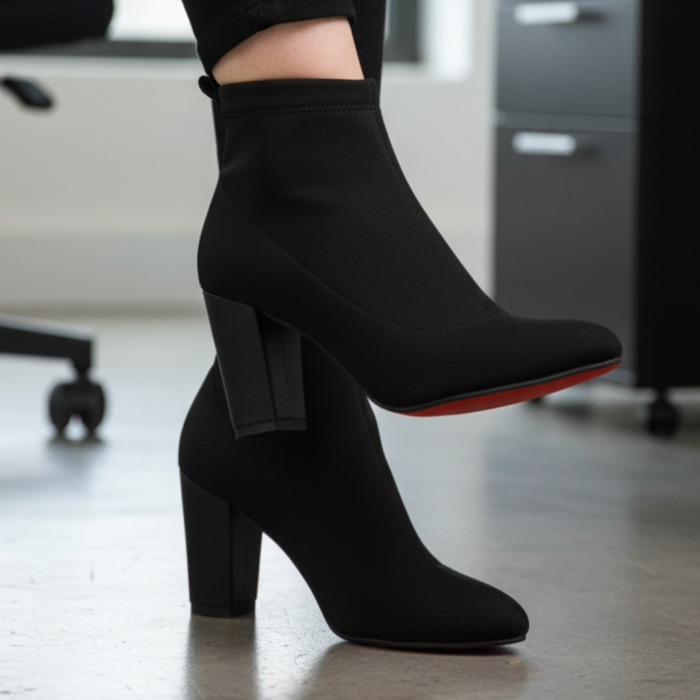 Ardeur – Bottines à talon Femmes en Noir – Image 1
