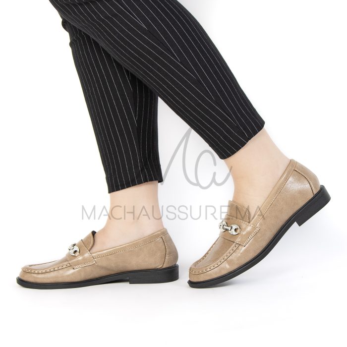 Elin – Derbies Femmes en Kaki – Image 4