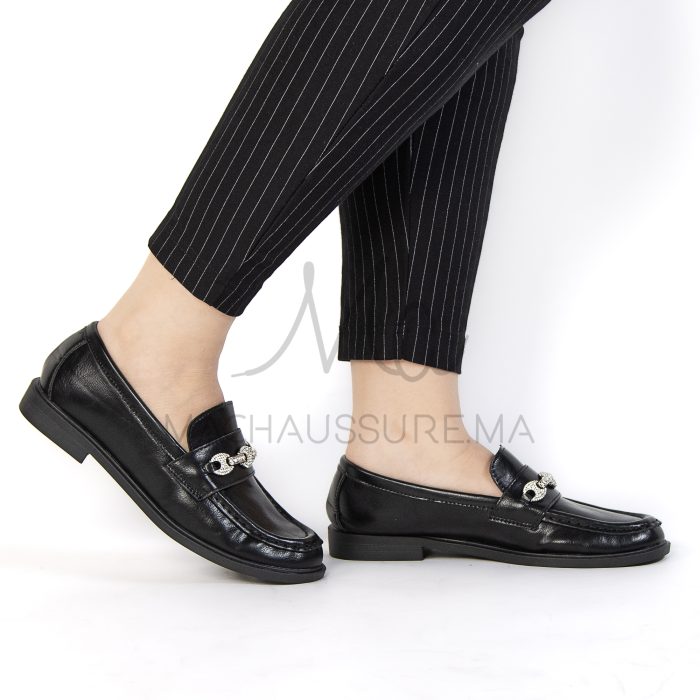Elin – Derbies Femmes en Noir – Image 3