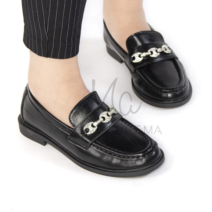 Elin – Derbies Femmes en Noir – Image 6