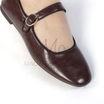 Glamour – Ballerines Femmes en Bordeau – Image 2