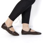 Glamour – Ballerines Femmes en Coffee – Image 3