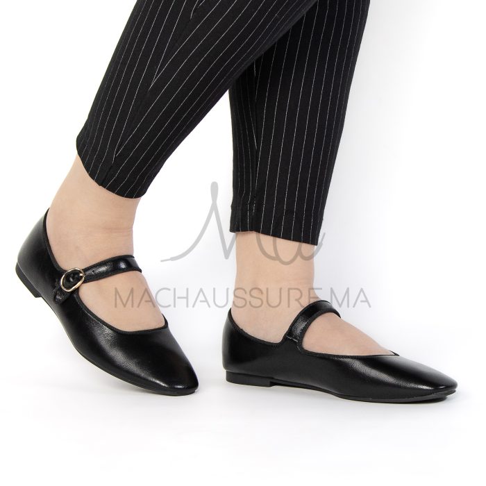 Glamour – Ballerines Femmes en Noir – Image 1