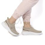 Smashing  – Baskets Femmes Confortables en Beige – Image 3