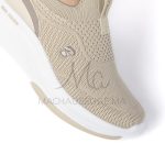 Smashing  – Baskets Femmes Confortables en Beige – Image 2