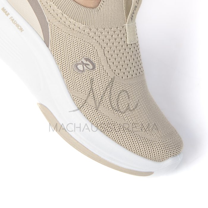 Smashing  – Baskets Femmes Confortables en Beige – Image 2