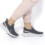 Smashing  – Baskets Femmes Confortables en Gris – Image 3