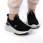 Smashing  – Baskets Femmes Confortables en Noir – Image 6