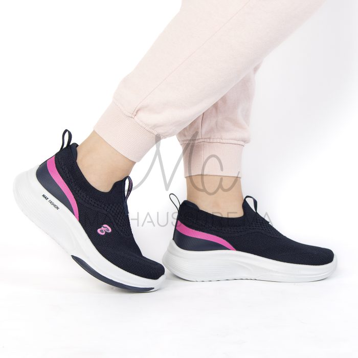 Flashing – Baskets Femmes Confortables en Bleu – Image 3