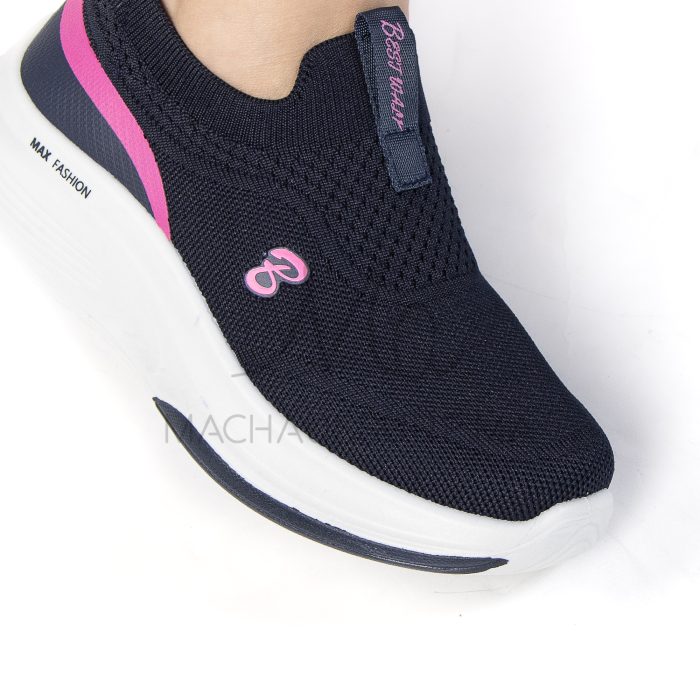 Flashing – Baskets Femmes Confortables en Bleu – Image 2