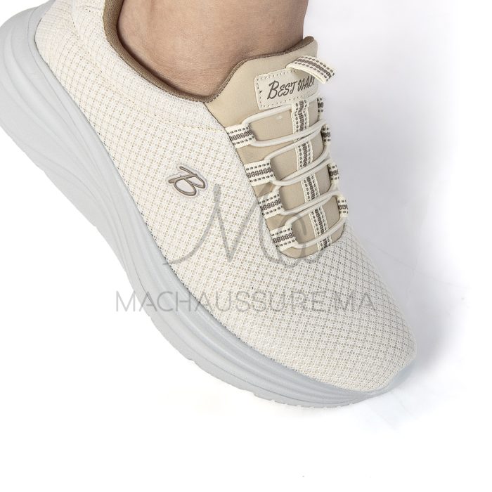 Sayt comfy – Baskets Femmes Confortables en Beige – Image 7