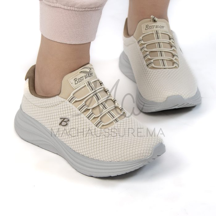 Sayt comfy – Baskets Femmes Confortables en Beige – Image 6