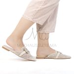 Janessa – Mules femmes en Beige – Image 3