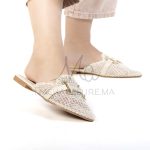 Janessa – Mules femmes en Beige – Image 5