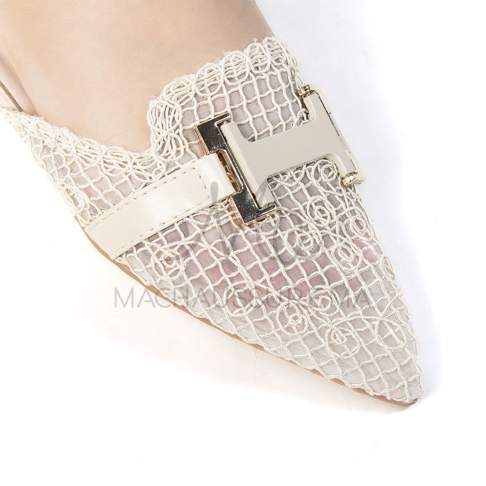 Janessa – Mules femmes en Beige – Image 2