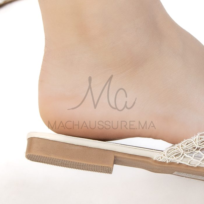 Janessa – Mules femmes en Beige – Image 7