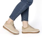 SONIA – Baskets Femmes en Kaki – Image 2