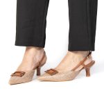 Caprisa – Escarpins demi talon en Kaki – Image 7