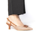 Caprisa – Escarpins demi talon en Kaki – Image 6