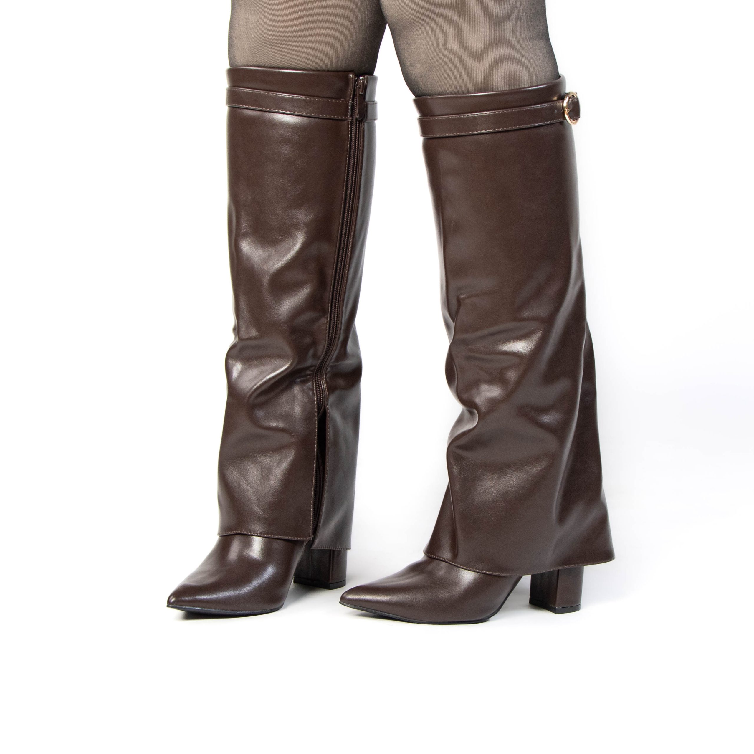 TE-1057-MAMarron-38_4 JIMMY – Bottes à talon en Marron – Image 6