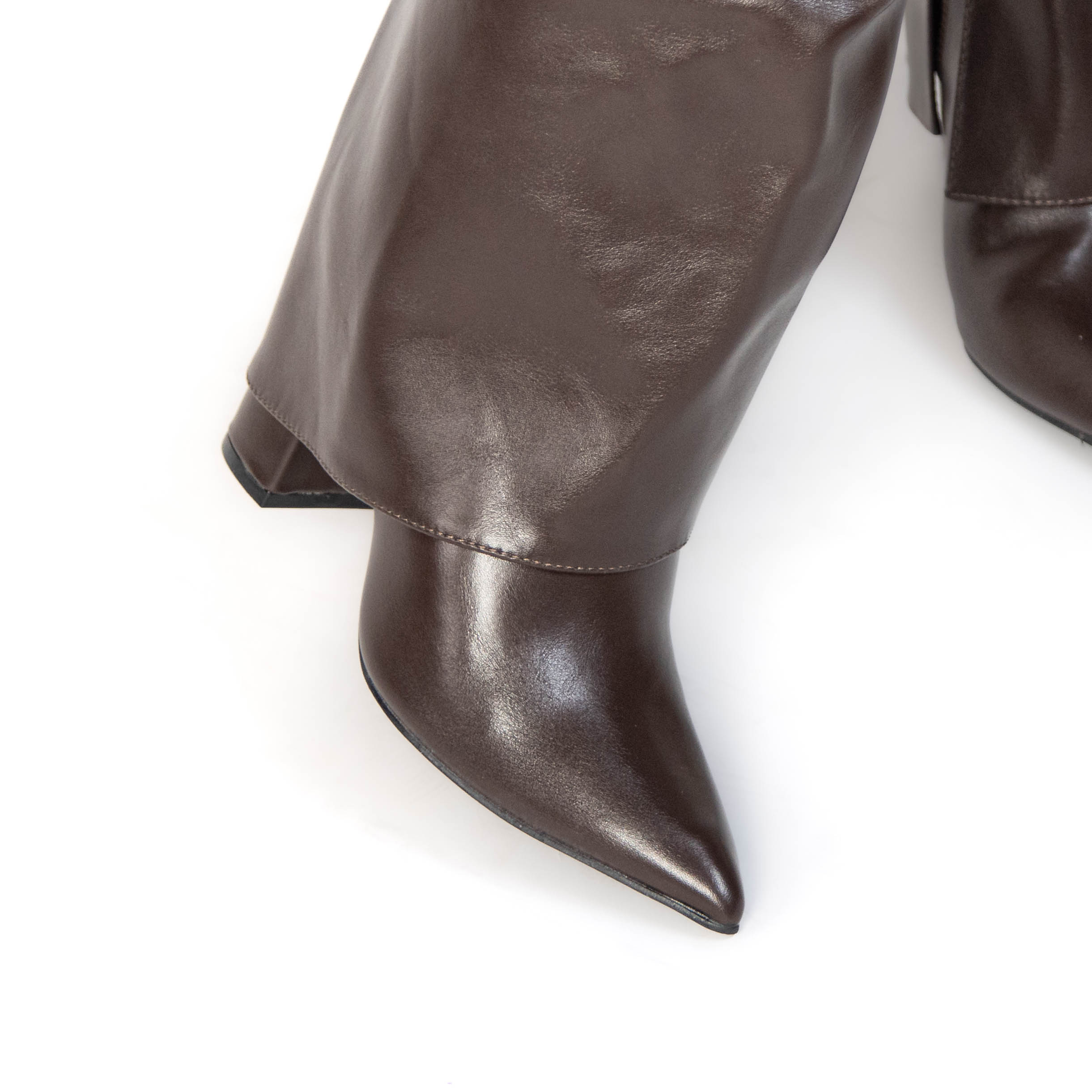 TE-1057-MAMarron-38_5 JIMMY – Bottes à talon en Marron – Image 2