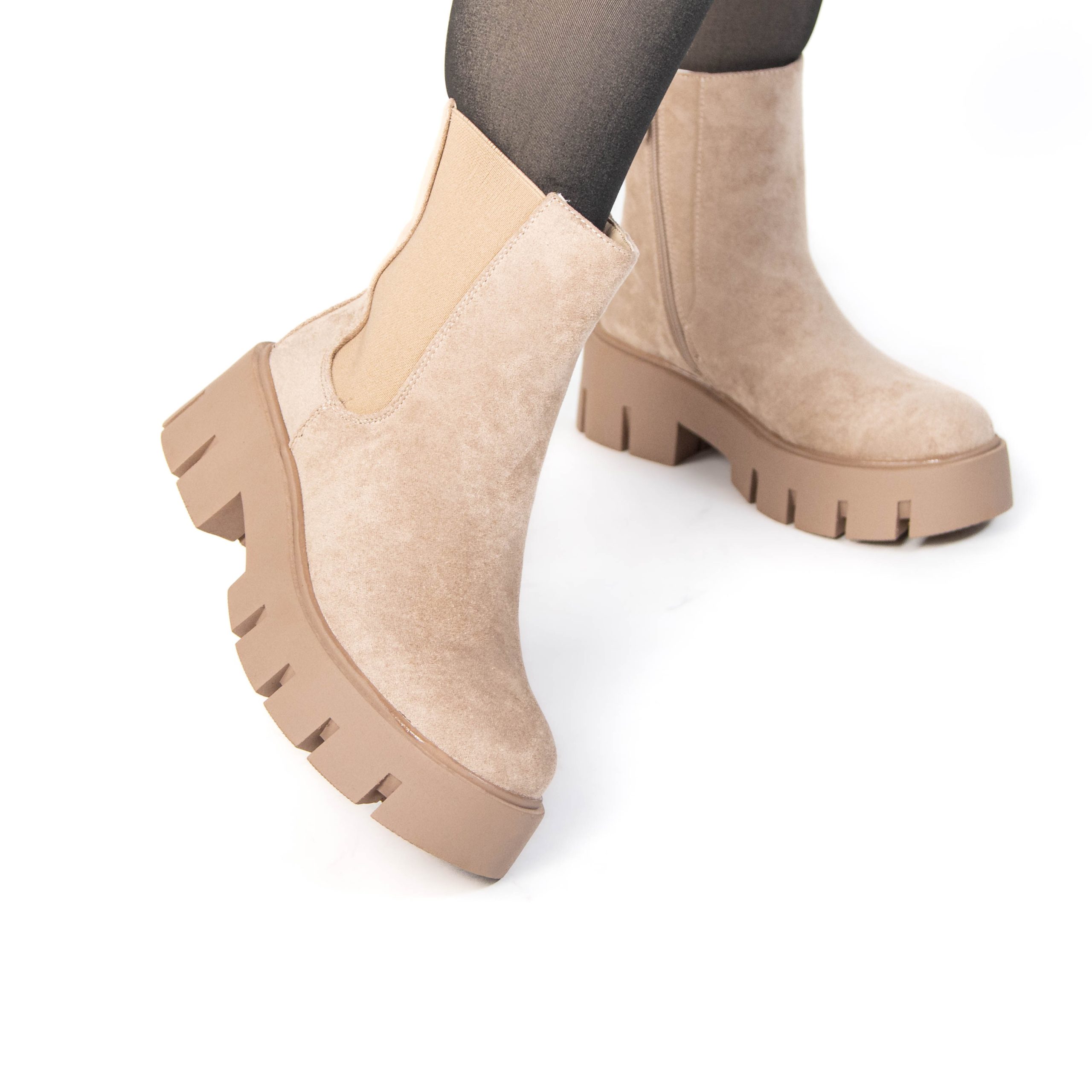 TE-113-FDKaki-38_4 AMANDA – Bottines femmes en Kaki – Image 5