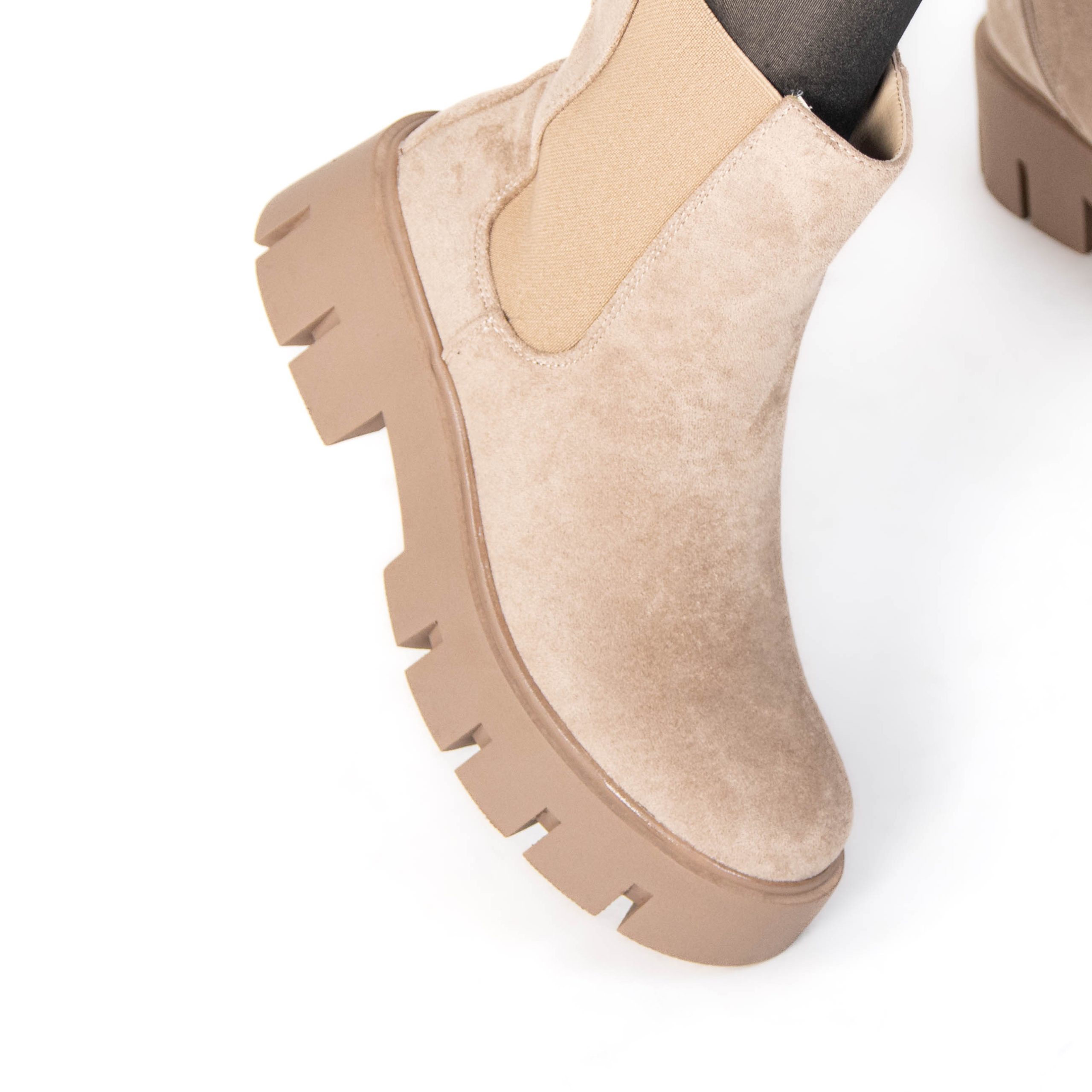 TE-113-FDKaki-38_6 AMANDA – Bottines femmes en Kaki – Image 3