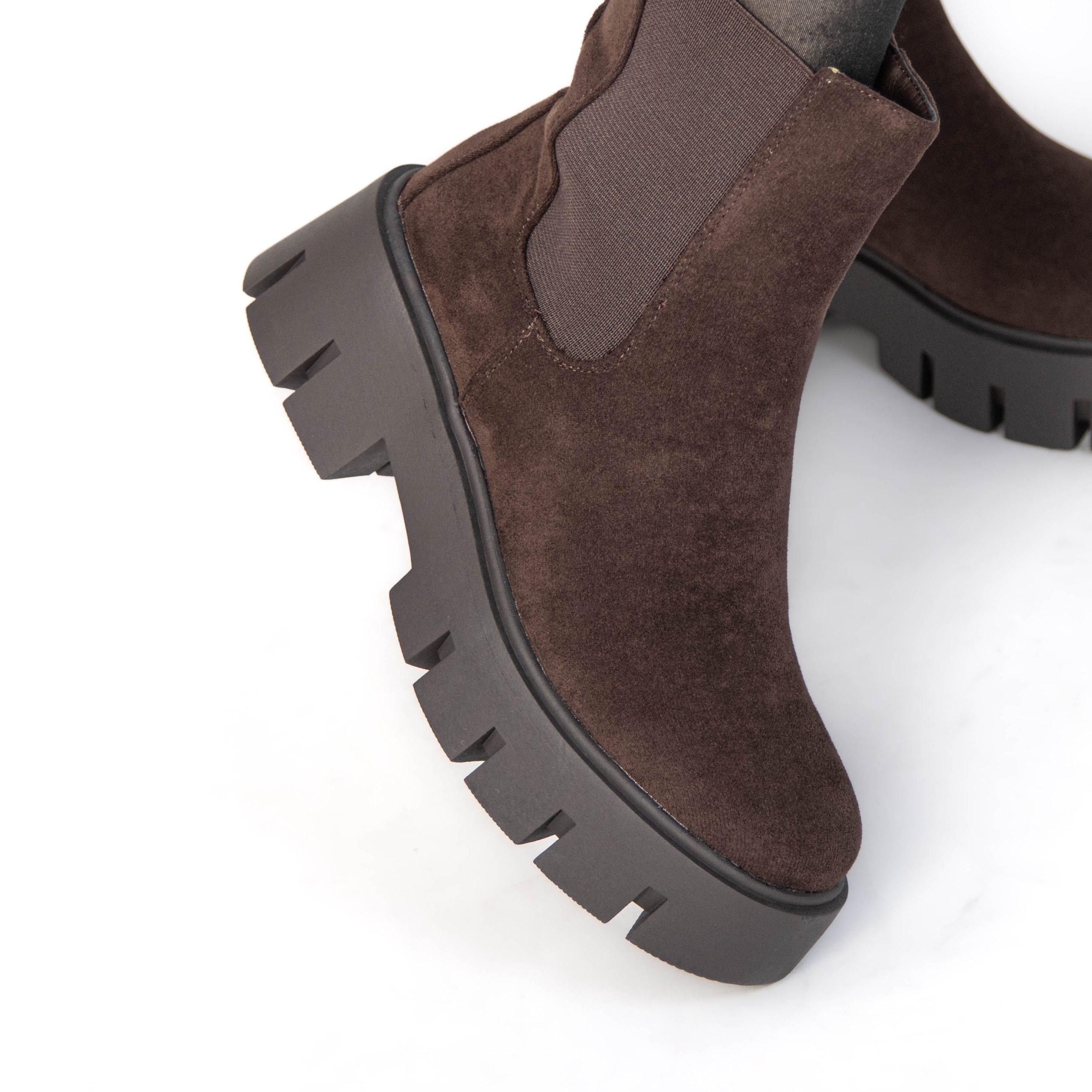 TE-113-FDMarron-38_6 AMANDA – Bottines femmes en Marron – Image 3