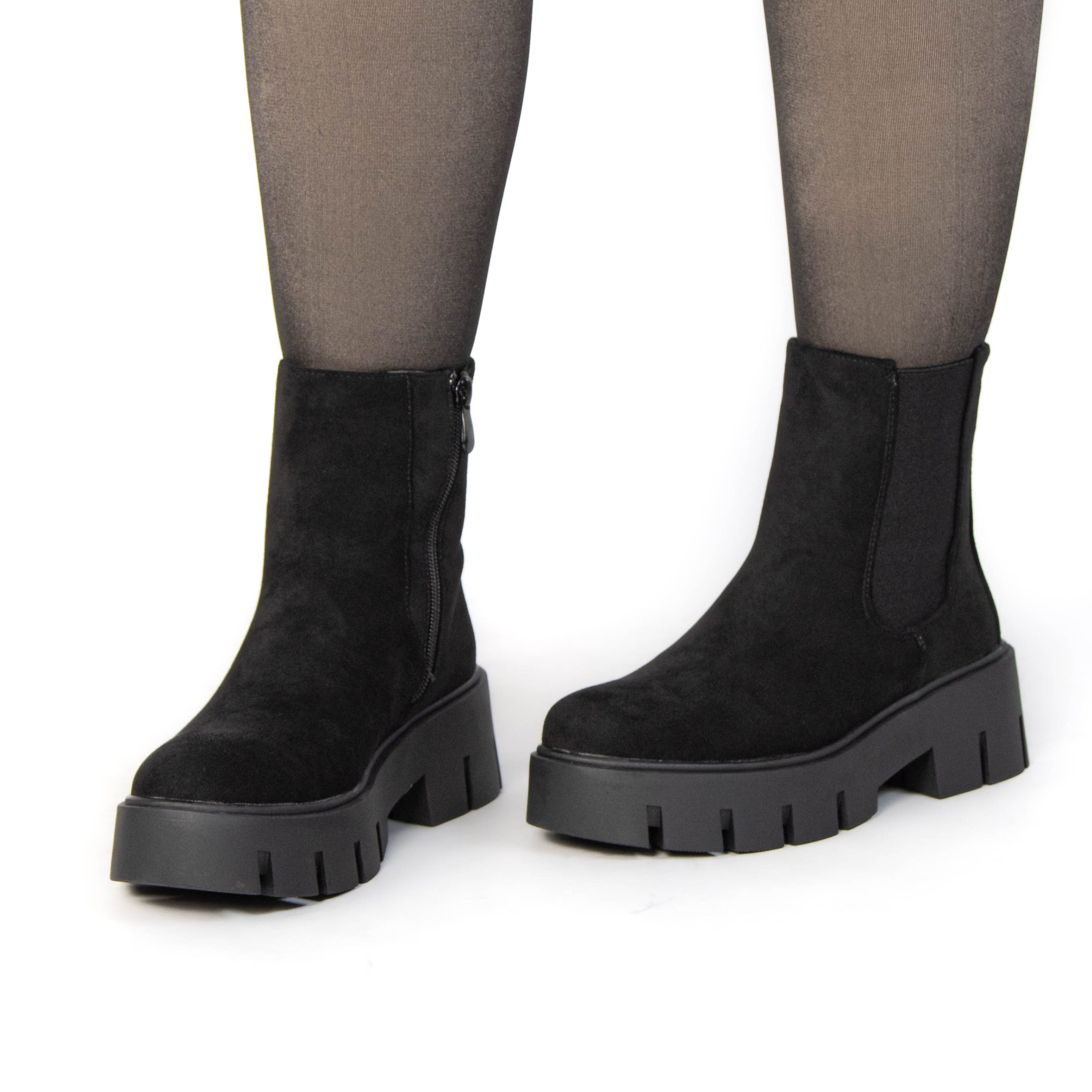 TE-113-FDNoir-38_5 AMANDA – Bottines femmes en Noir – Image 7