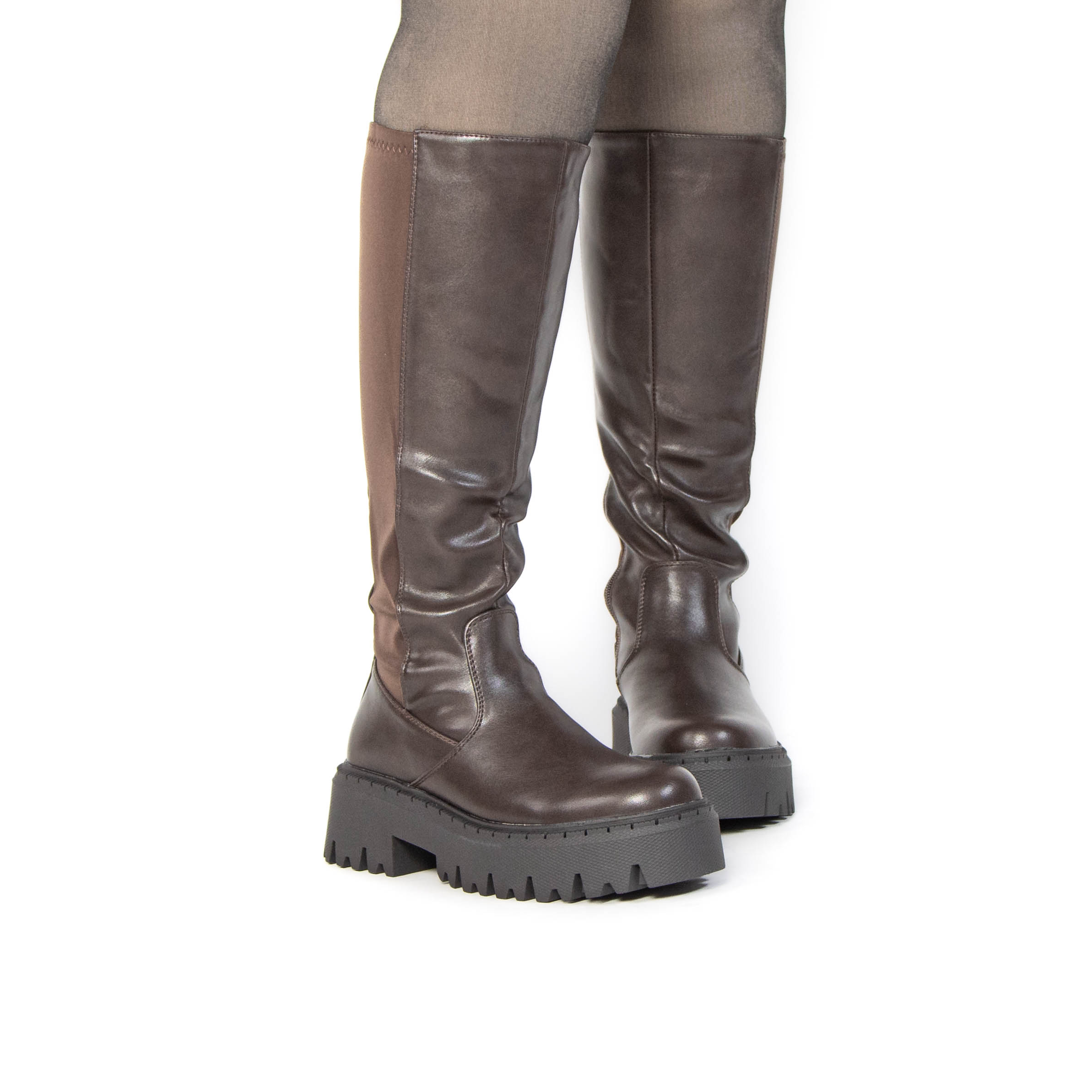 TE-121-MAMarron-38_7 LIZA – Bottes Femmes en Marron – Image 8