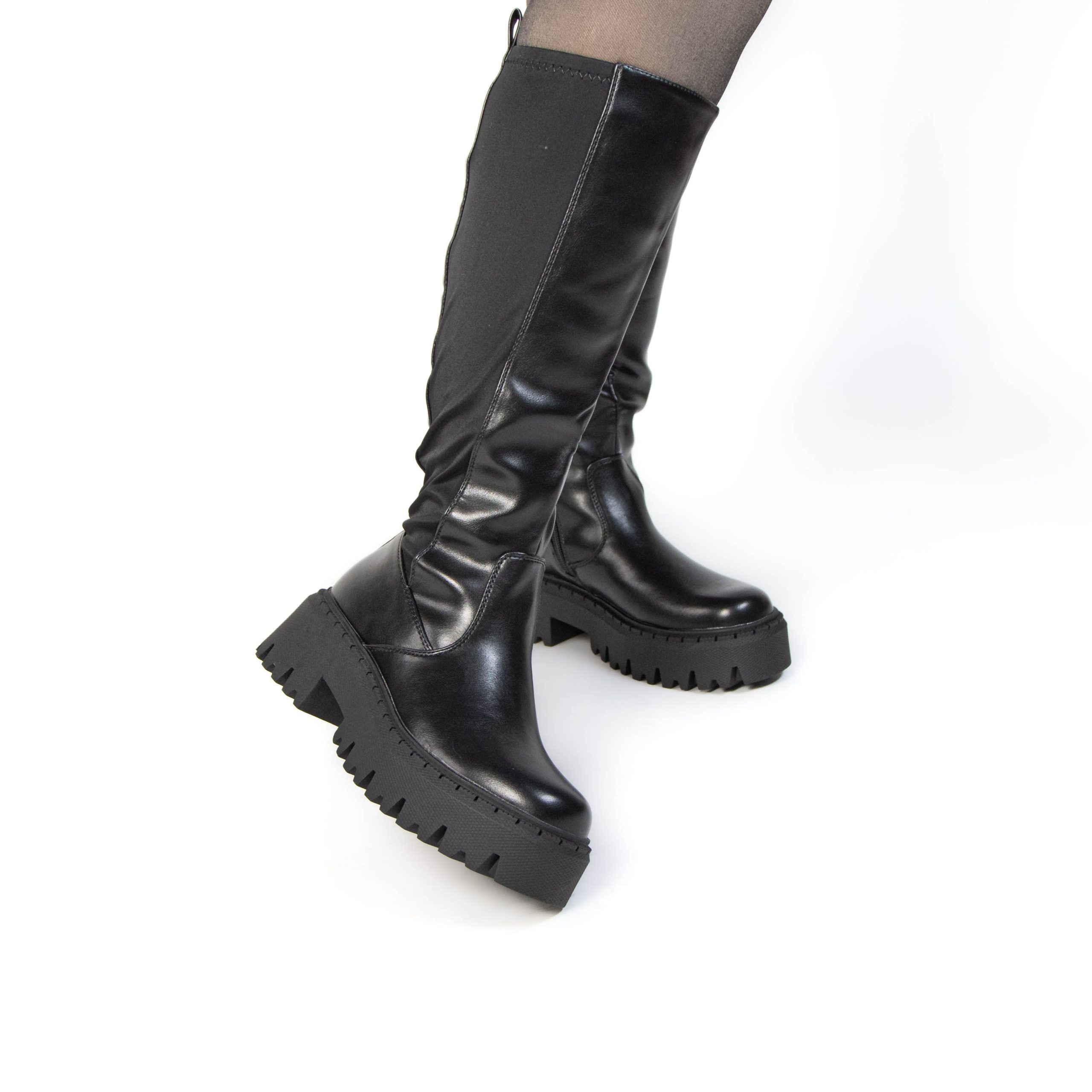 TE-121-MANoir-38_3 LIZA – Bottes Femmes en Noir – Image 3