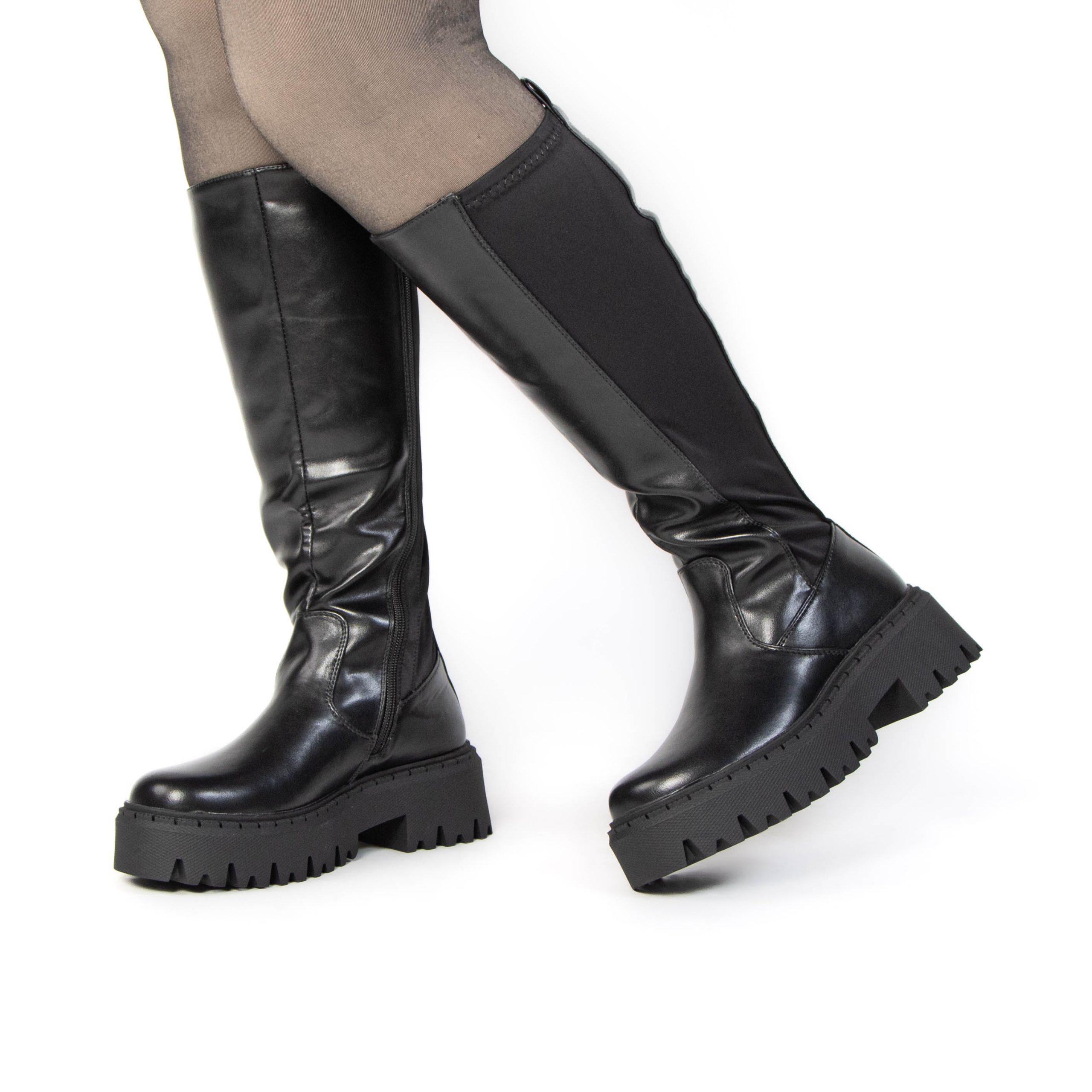 TE-121-MANoir-38_4 LIZA – Bottes Femmes en Noir – Image 6