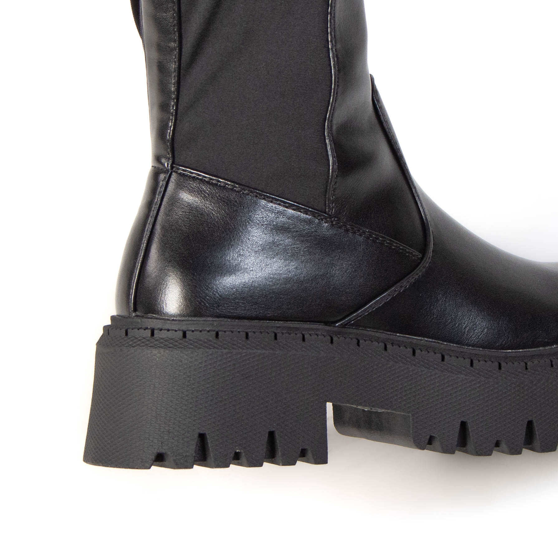 TE-121-MANoir-38_6 LIZA – Bottes Femmes en Noir – Image 4