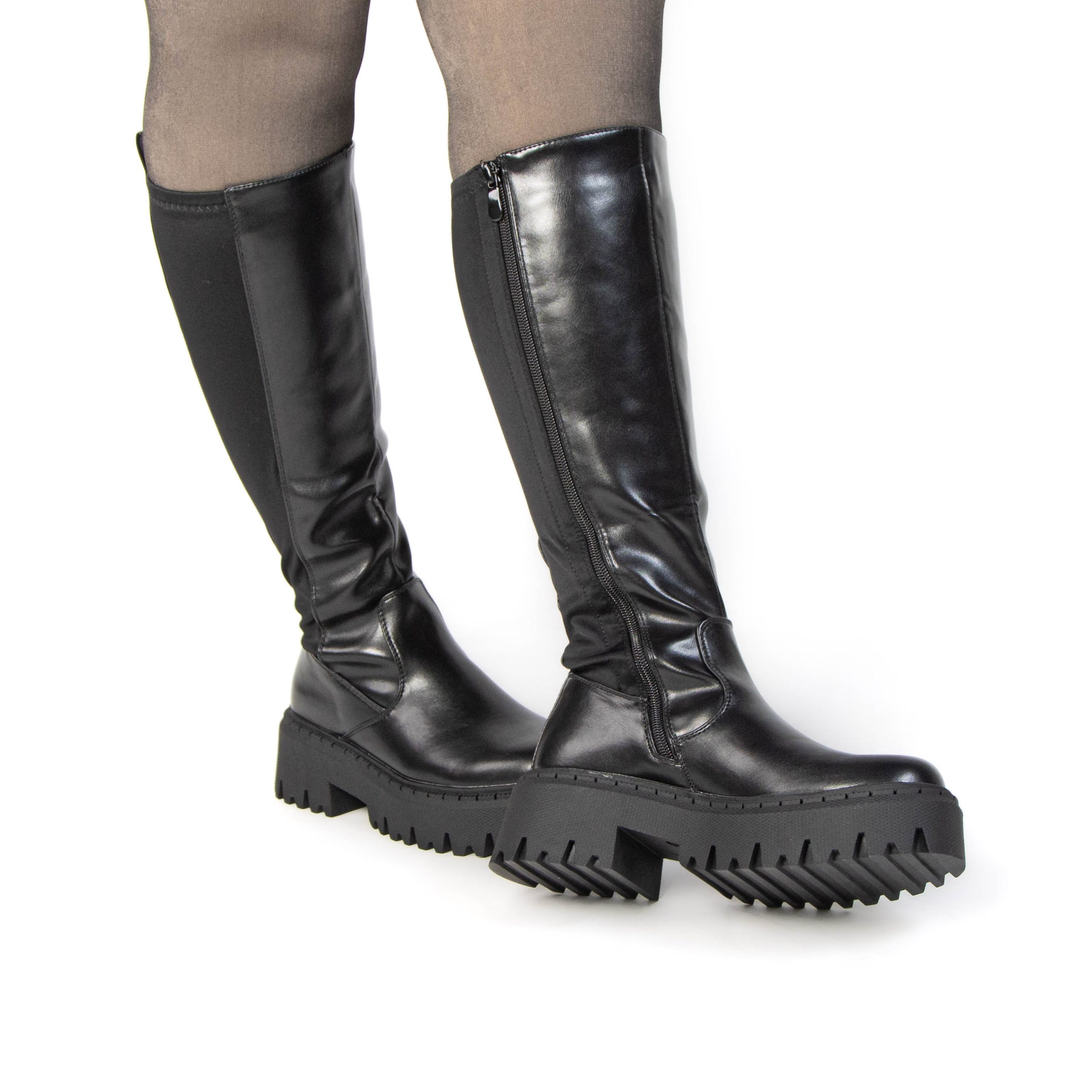 TE-121-MANoir-38_8 LIZA – Bottes Femmes en Noir – Image 7