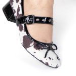 Joel – Escarpins demi talon - couleur Cow – Image 3