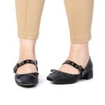 Joel – Escarpins demi talon en Noir – Image 6