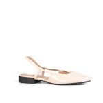 LOLA – Escarpins à bride plat en Beige